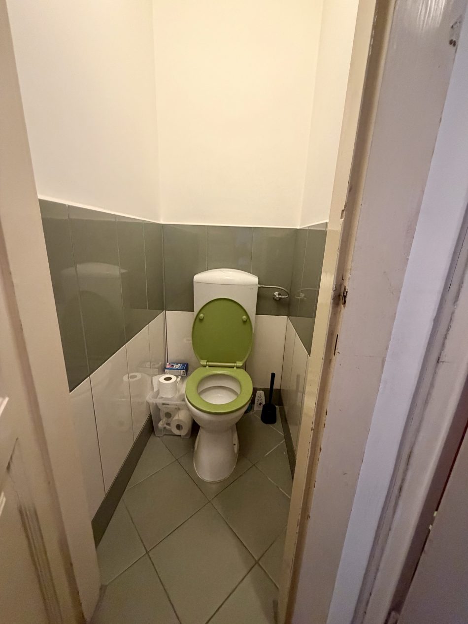 Separated toilet