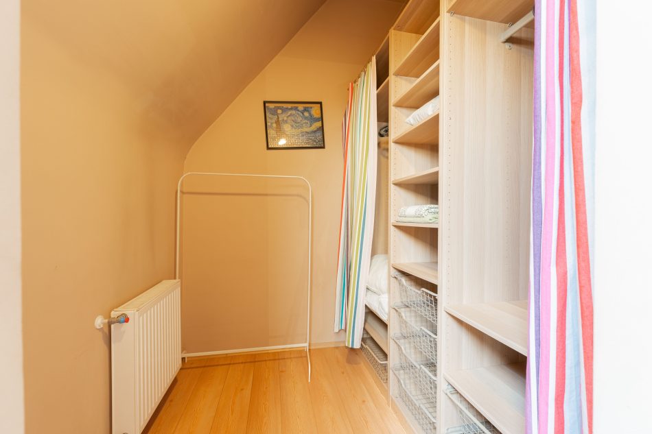 private walk-in closet